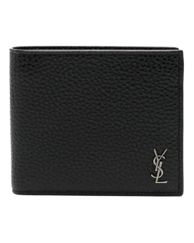 Saint Laurent Cassandre East/West Portemonnaie - Schwarz Schwarz