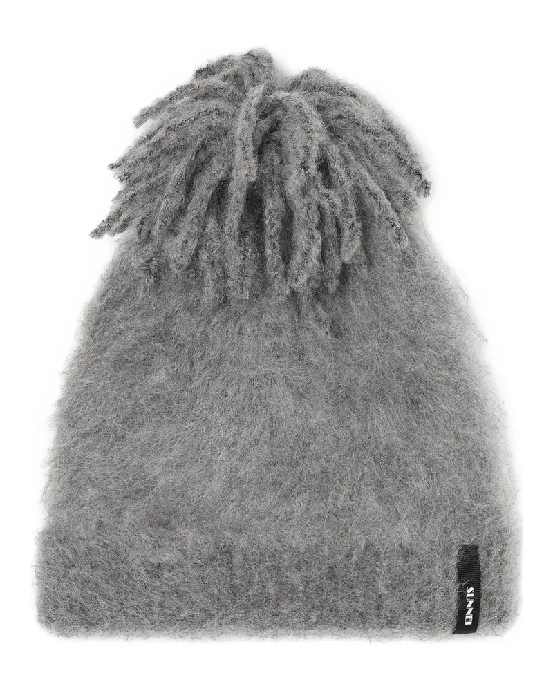 SUNNEI hairy knit beanie - Grau Grau