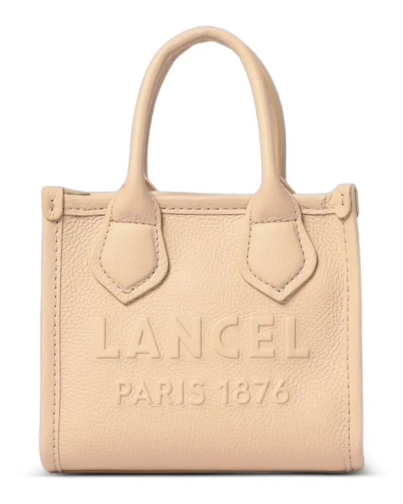 Lancel Jour leather mini bag - Nude Nude