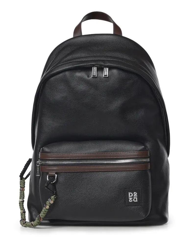 Dsquared2 D2 Upside Down Rucksack - Schwarz Schwarz