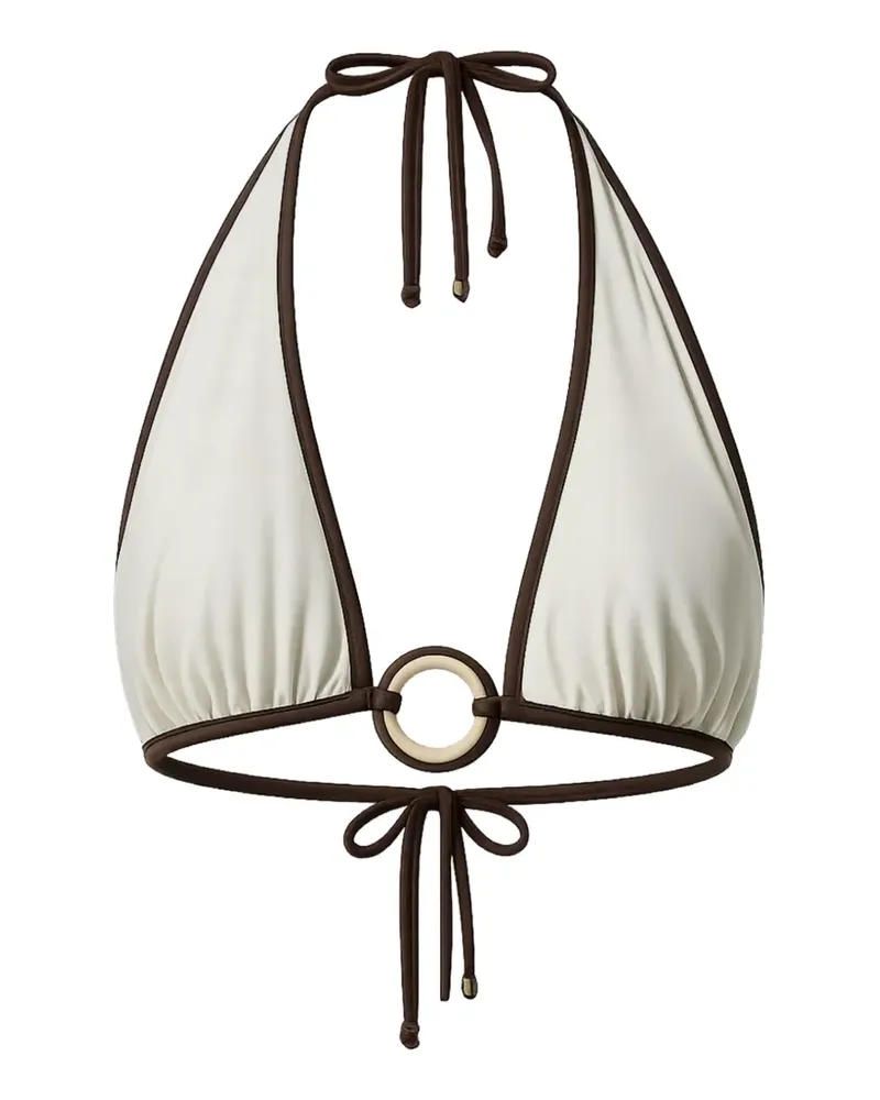 Baobab Collection Bikinioberteil mit Ring - Weiß Weiß