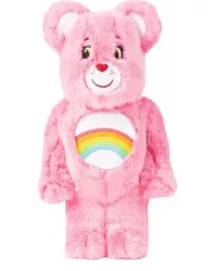 Medicom Toy x Care Bears Cheer Bear Costume Version BE@RBRICK Figur Rosa