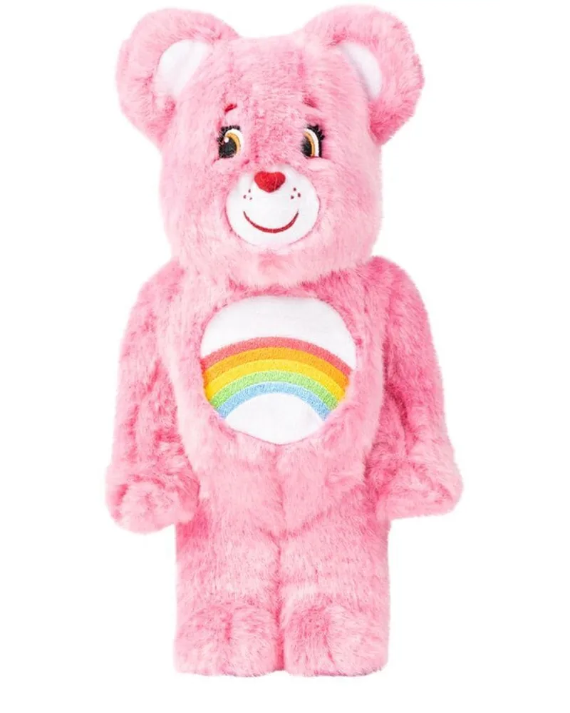 Medicom Toy x Care Bears Cheer Bear Costume Version BE@RBRICK Figur Rosa