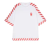 Danger T-Shirt mit gummiertem Logo