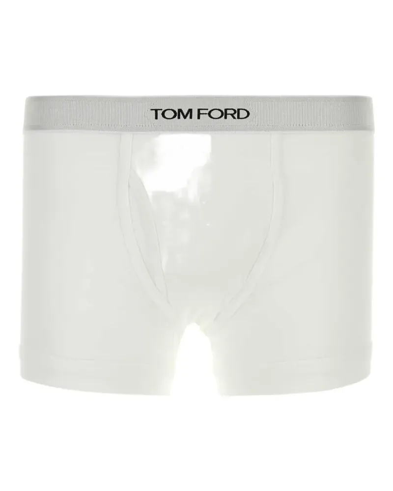 Tom Ford logo-waistband boxers (set of two) - Weiß Weiß