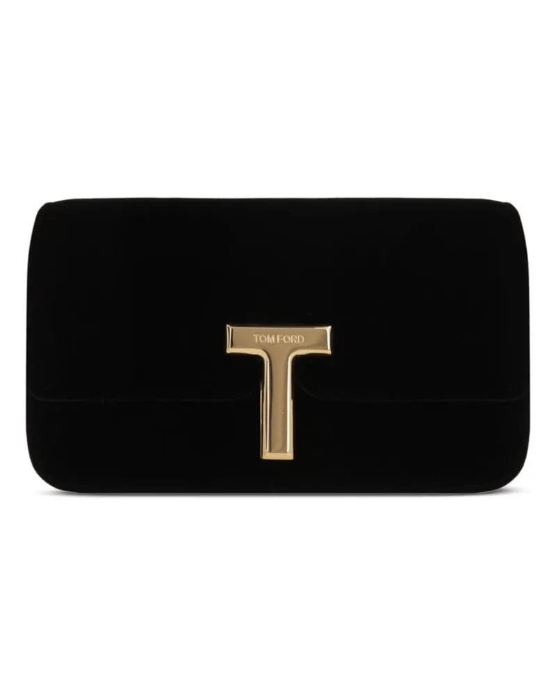 Tom Ford Mini Wallis Schultertasche - Schwarz Schwarz