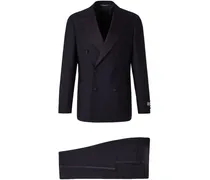 Anzug aus Wolle - Blau