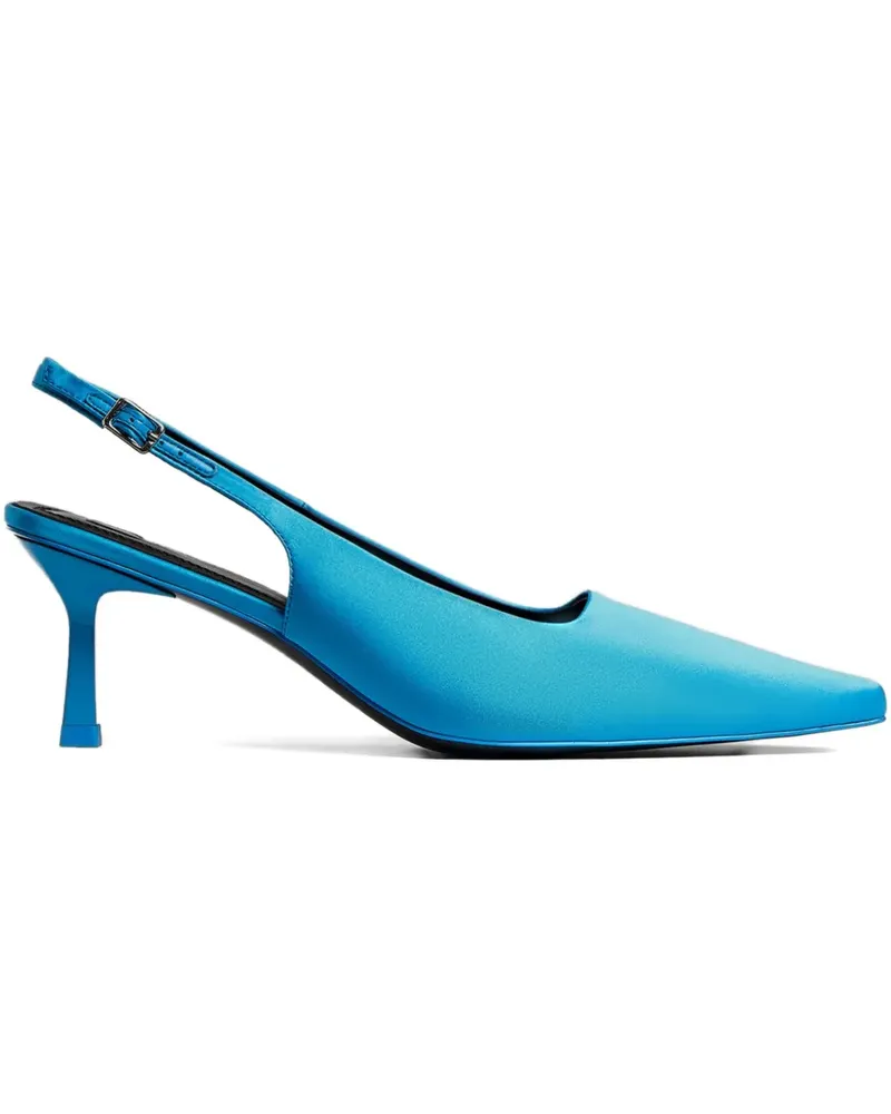 12 STOREEZ Slingback-Pumps 60mm - Blau Blau