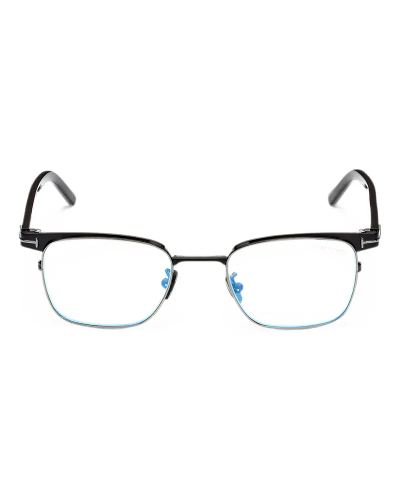 Tom Ford Brille mit eckigem Gestell - Schwarz Schwarz