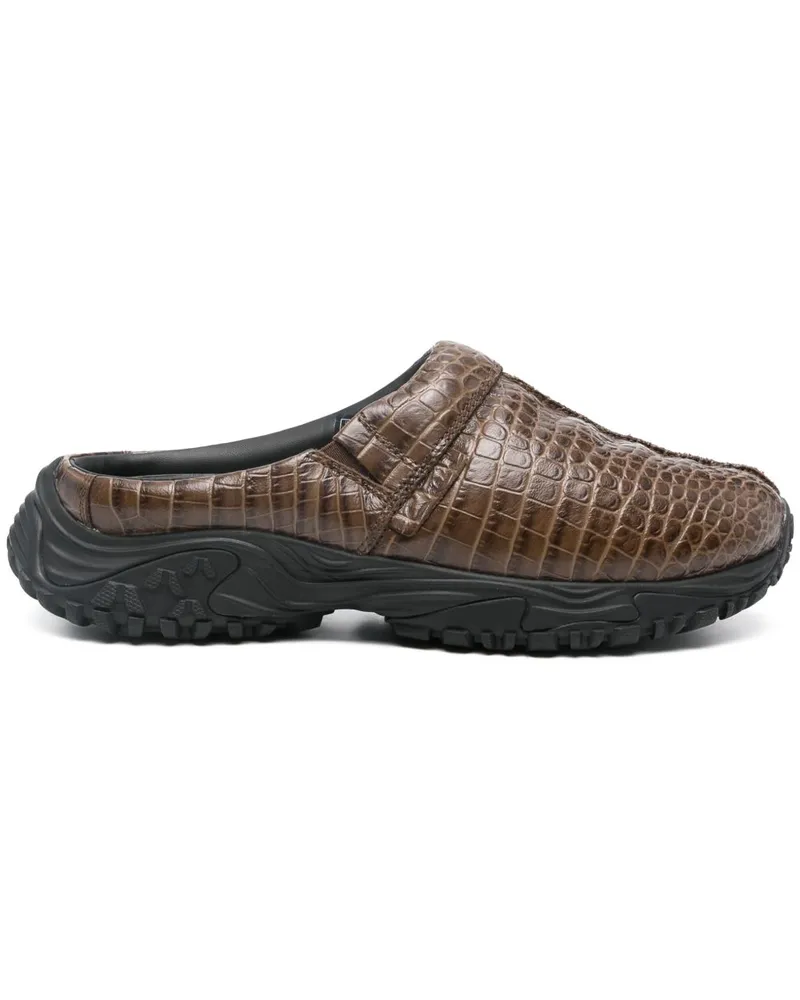 Martine Rose x Clarks Cur Slipper - Braun Braun