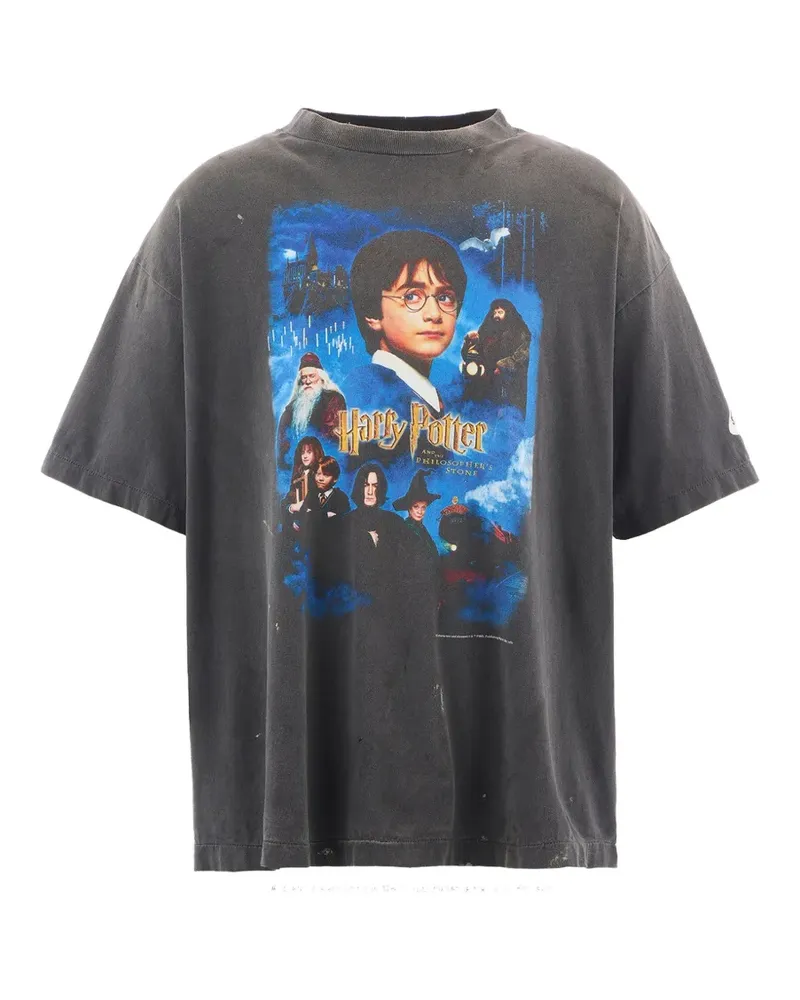 SAINT MXXXXXX x Harry Potter T-Shirt mit Print - Schwarz Schwarz