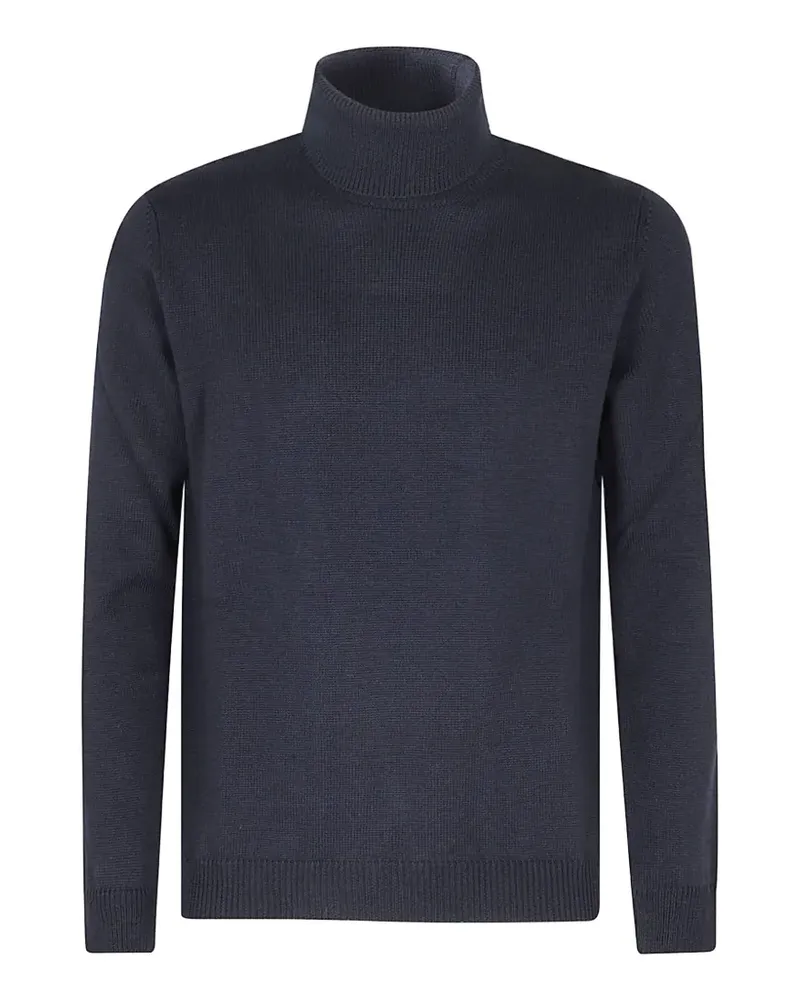 Roberto Collina Gestrickter Rollkragenpullover - Blau Blau