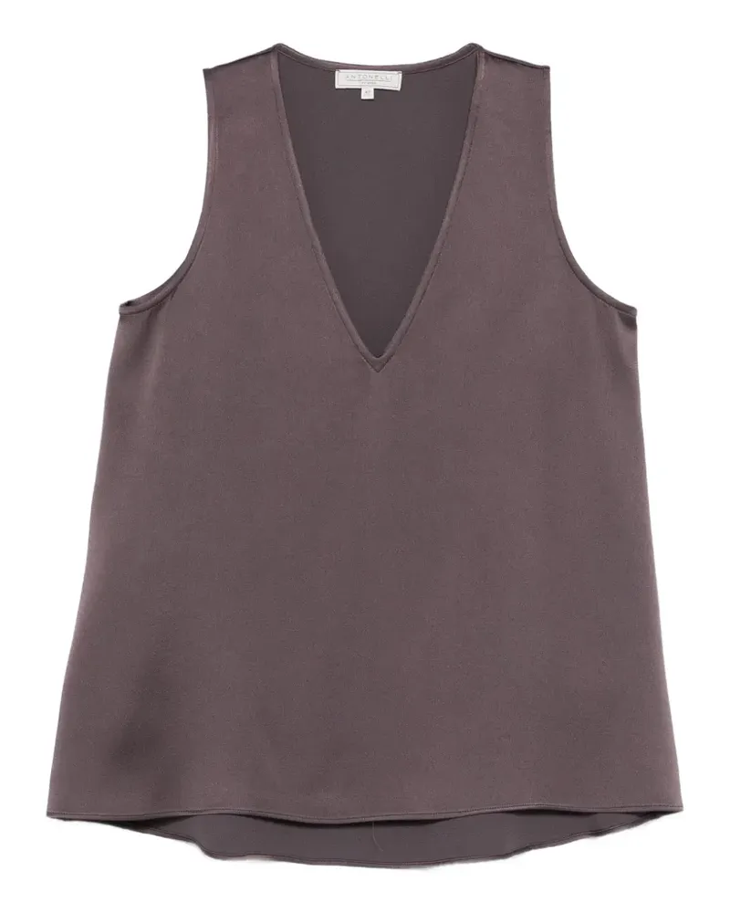 Antonelli Firenze Angelica V-neck blouse - Violett Violett
