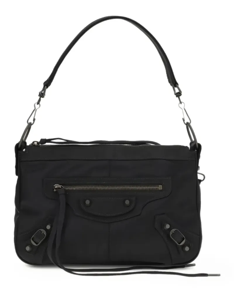 Balenciaga small Le City Moto shoulder bag - Schwarz Schwarz