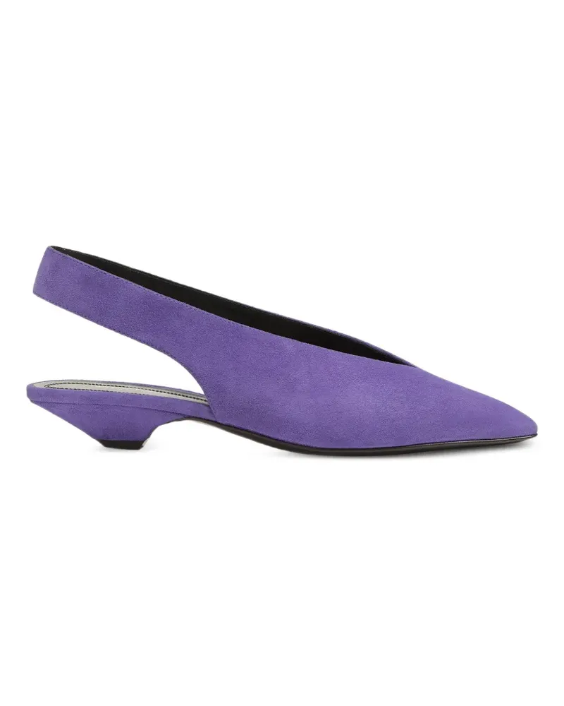 Sergio Rossi Beak Slingback-Pumps - Violett Violett