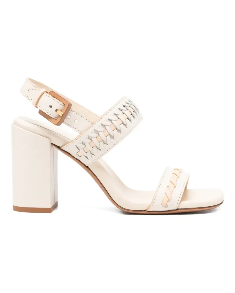 Zimmermann Alchemy woven-strap block-heel sandals - Nude Nude