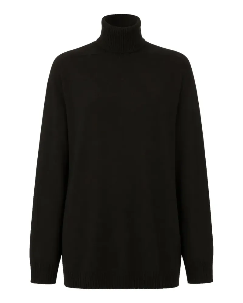 Rick Owens Pullover mit Stehkragen - Schwarz Schwarz