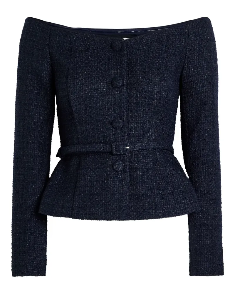 Roland Mouret off-shoulder top - Blau Blau