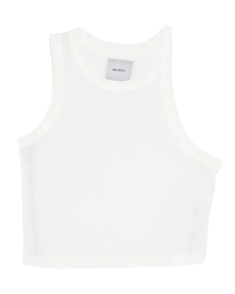 HALFBOY sleeveless top - Weiß Weiß