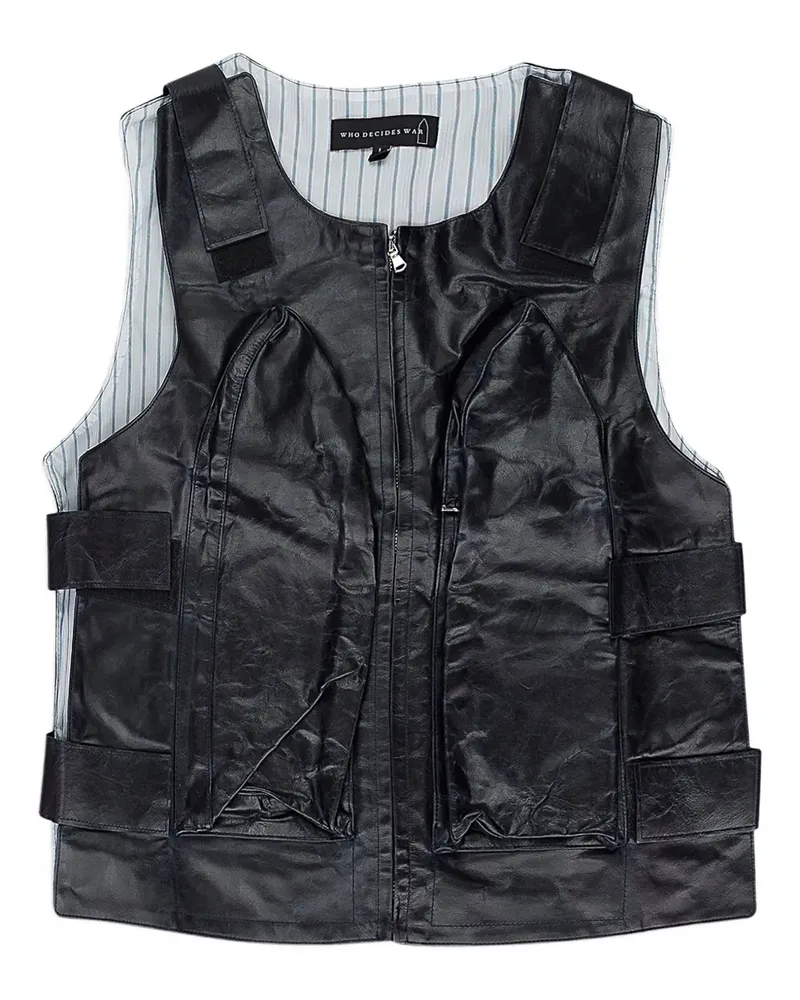 WHO DECIDES WAR Bullet Point Weste - Schwarz Schwarz