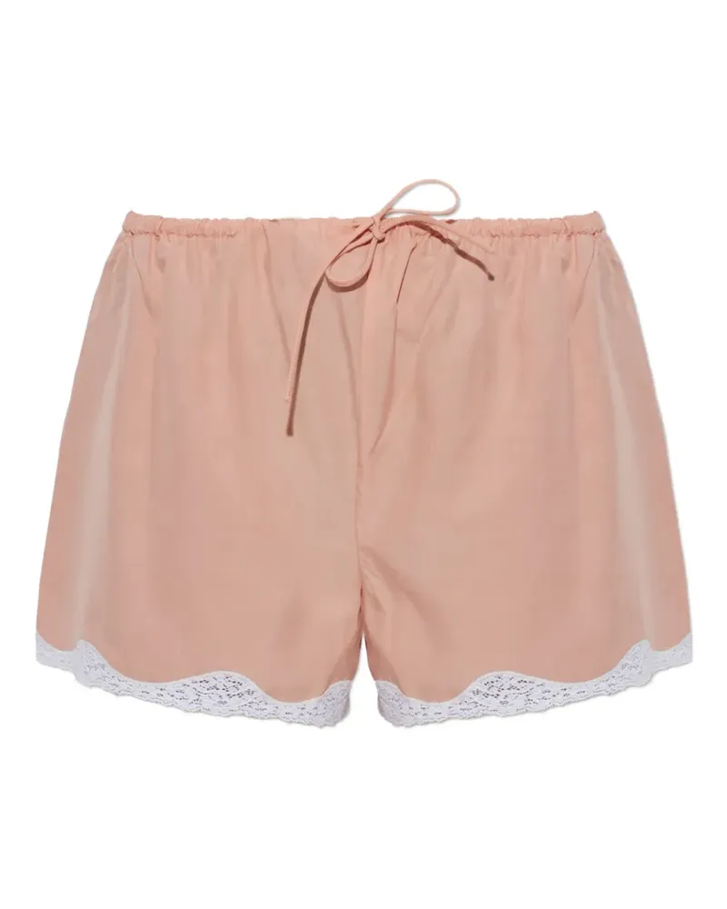 Posse Tabitha Shorts mit Spitzenbesatz - Rosa Rosa