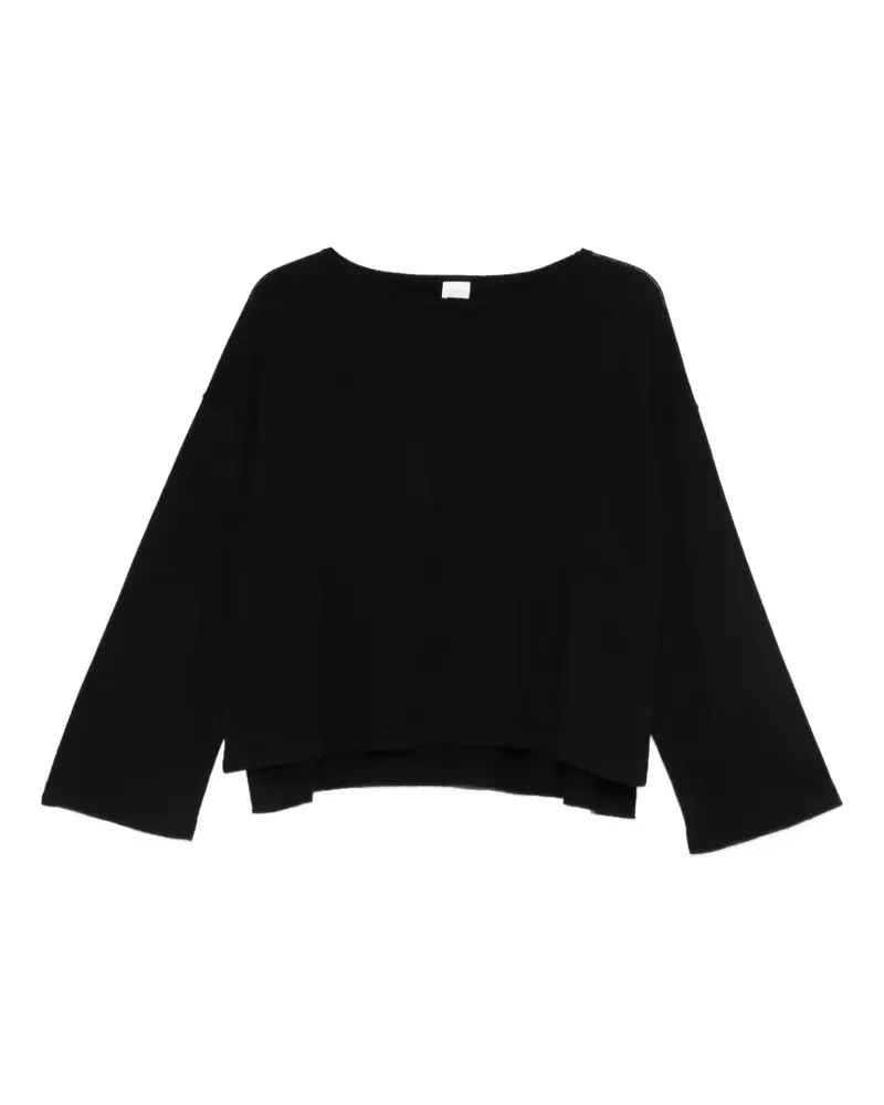 C.T.plage layered sweater - Schwarz Schwarz