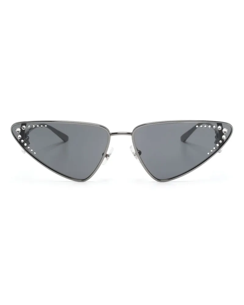 Jimmy Choo JC2001B Cat-Eye-Sonnenbrille - Silber Silber