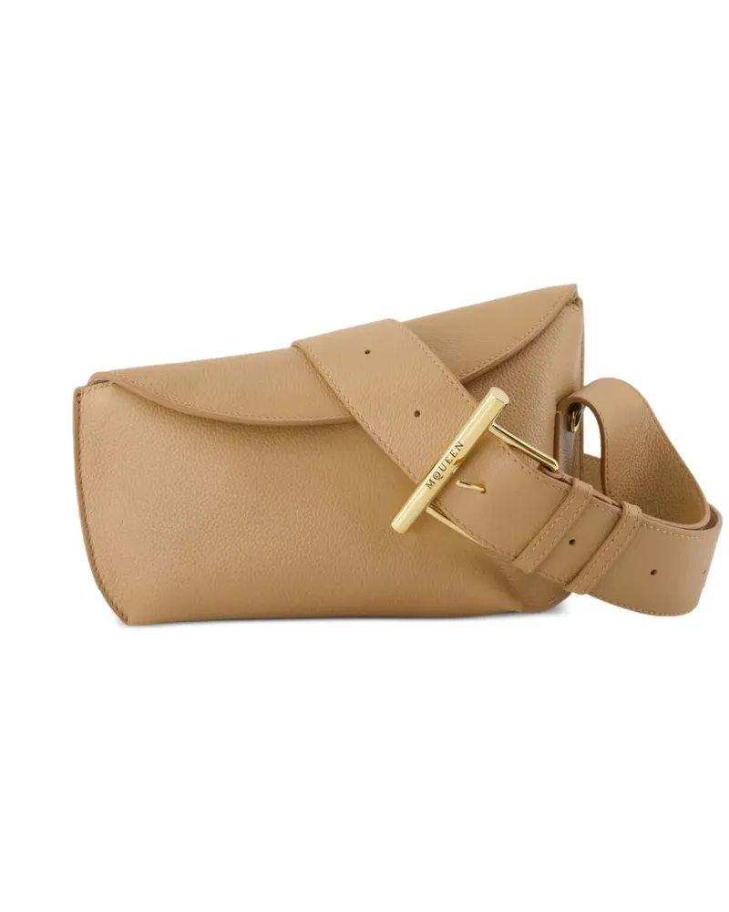 Alexander McQueen T-Bar Sling Umhängetasche - Braun Braun