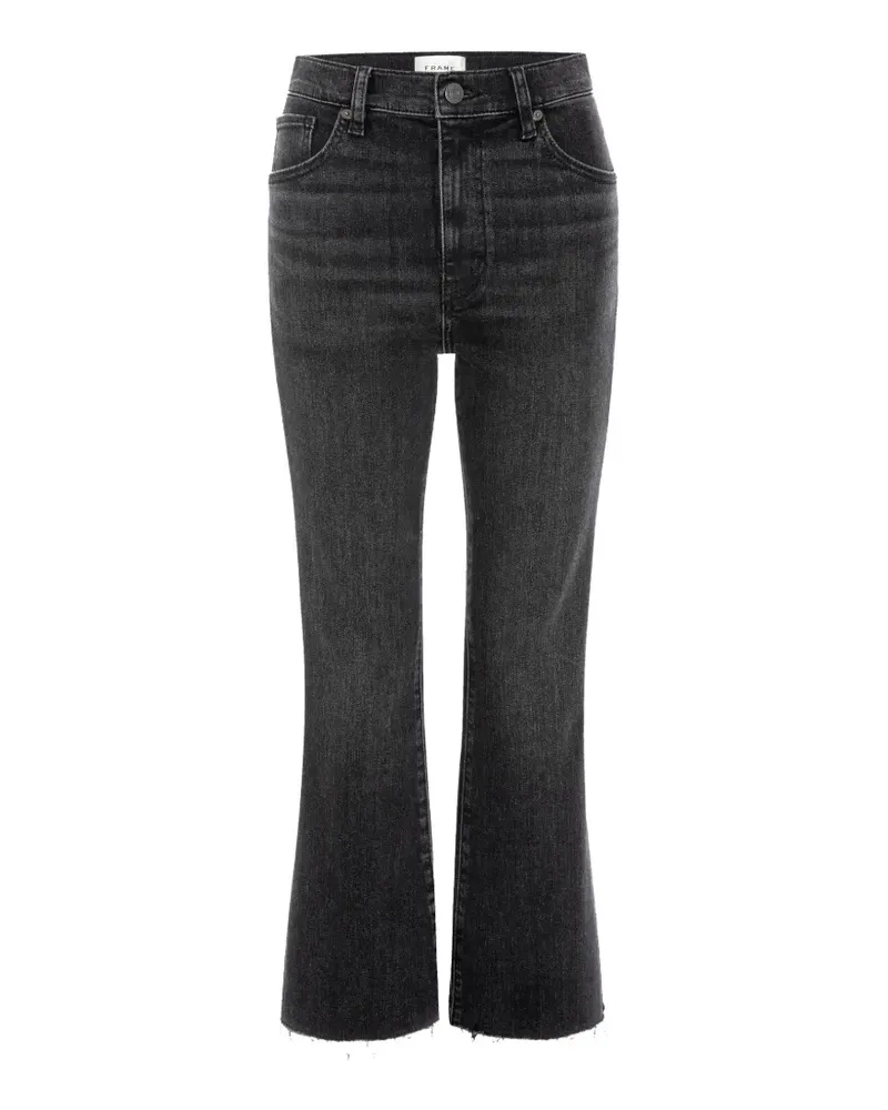 Frame Denim Jeans mit ausgefranstem Saum - Schwarz Schwarz