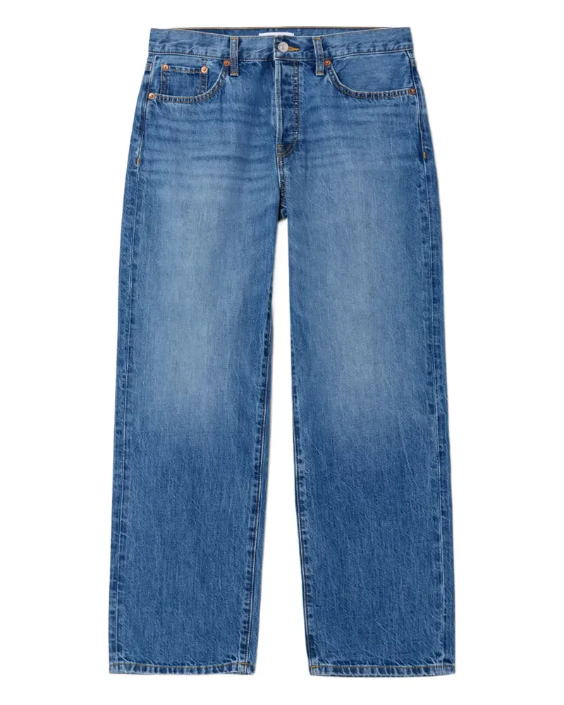 RE/DONE Thrasher Jeans mit hohem Bund - Blau Blau