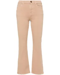 Pinko Halbhohe Brenda Bootcut-Jeans Nude