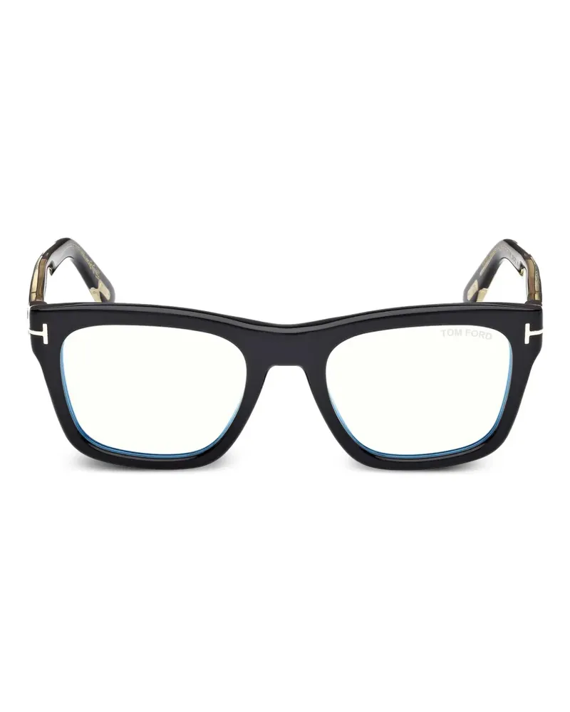 Tom Ford Brille mit eckigem Gestell - Schwarz Schwarz