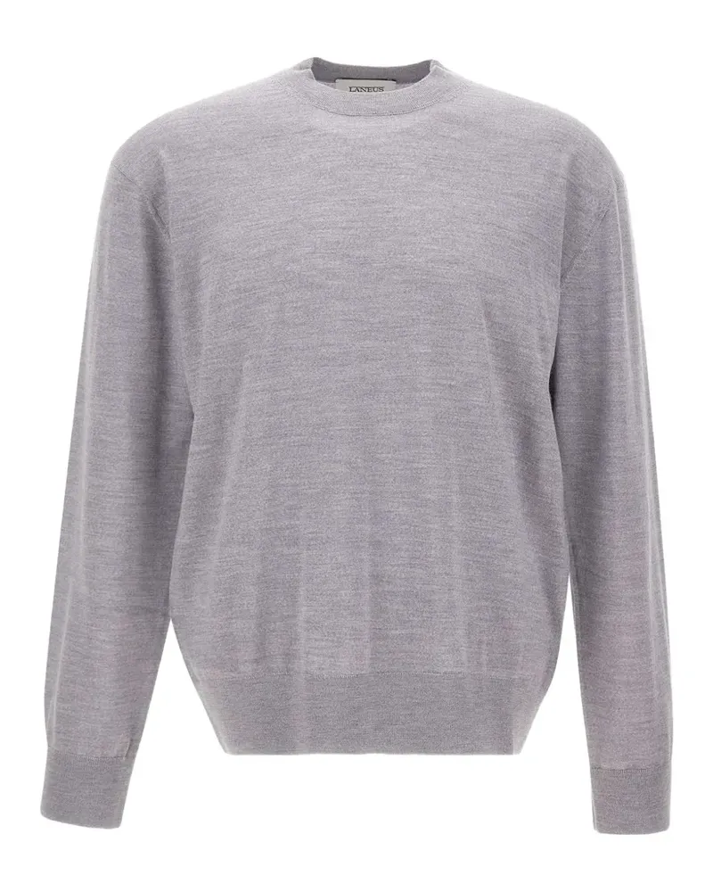 Laneus Pullover mit Rundhalsausschnitt - Grau Grau