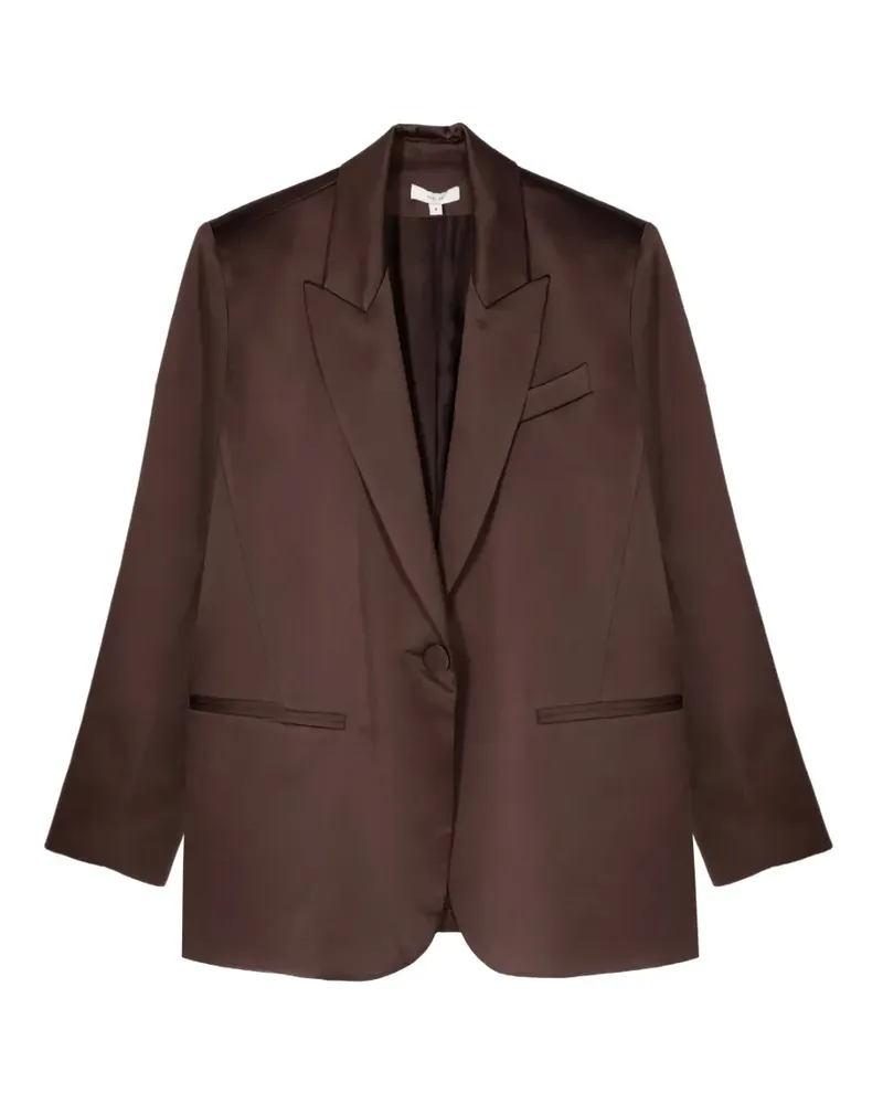 The Sei oversized silk blazer - Braun Braun