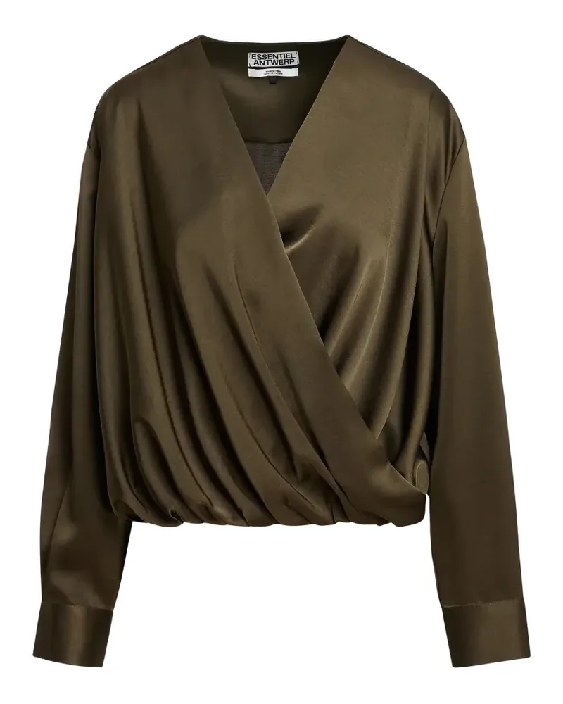Essentiel wrap-style top - Grün Grün