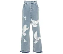 Freedom Dove Wide-Leg-Jeans