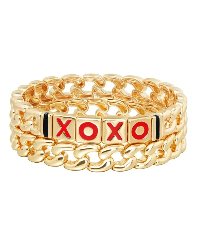 Roxanne Assoulin The XOXO Link Duo Armband Gold