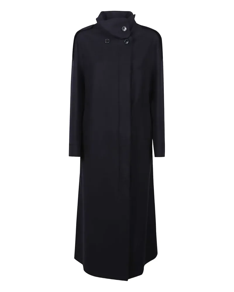 Herno high-neck wool coat - Schwarz Schwarz