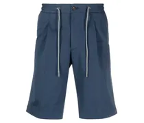 Chino-Shorts mit Kordelzug - Blau