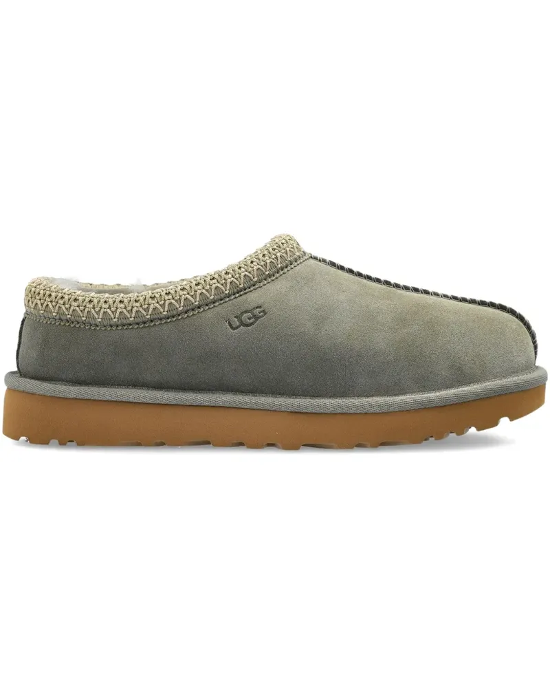 UGG braided-trim sheepskin boots - Grün Grün