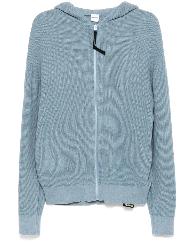 ASPESI Gestrickte Jacke - Blau Blau