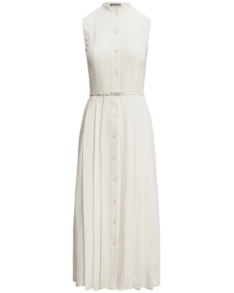 Ralph Lauren Midikleid mit Gürtel - Nude Nude