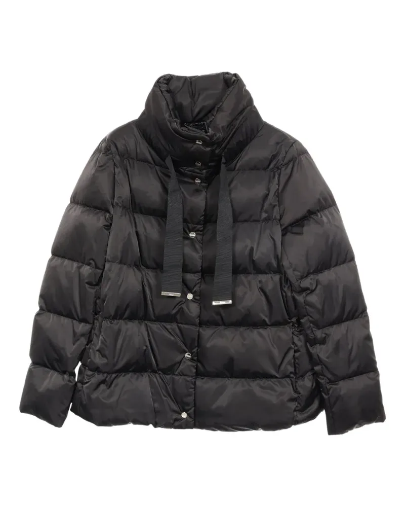 Herno 2020s gesteppte Raso Daunenjacke - Schwarz Schwarz