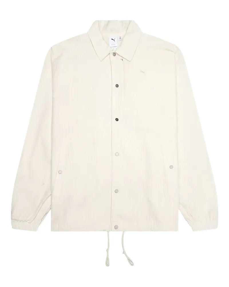 Puma Jacke mit Kordelzug - Weiß Weiß