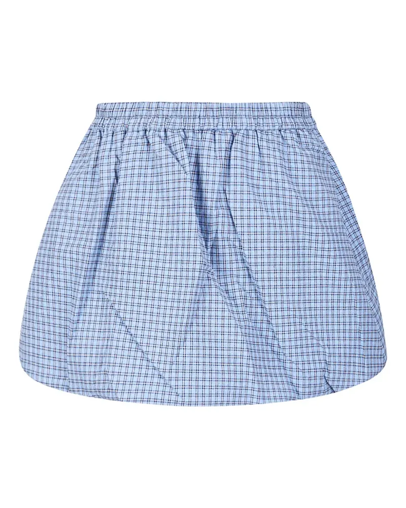 Baum und Pferdgarten Sanda checked mini skirt - Blau Blau