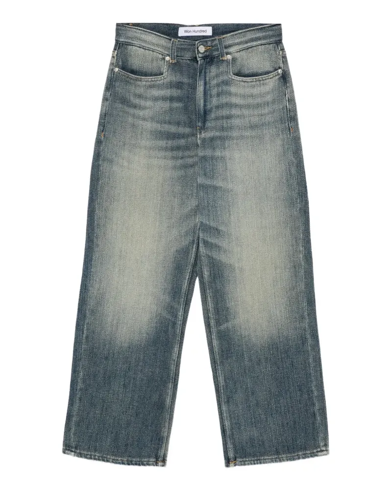 Won Hundred faded straight-leg jeans - Blau Blau