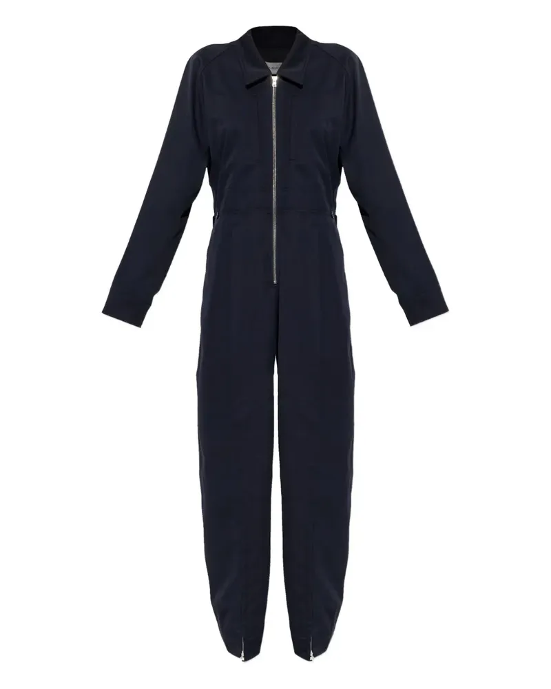 Victoria Beckham zip-fastening jumpsuit - Blau Blau