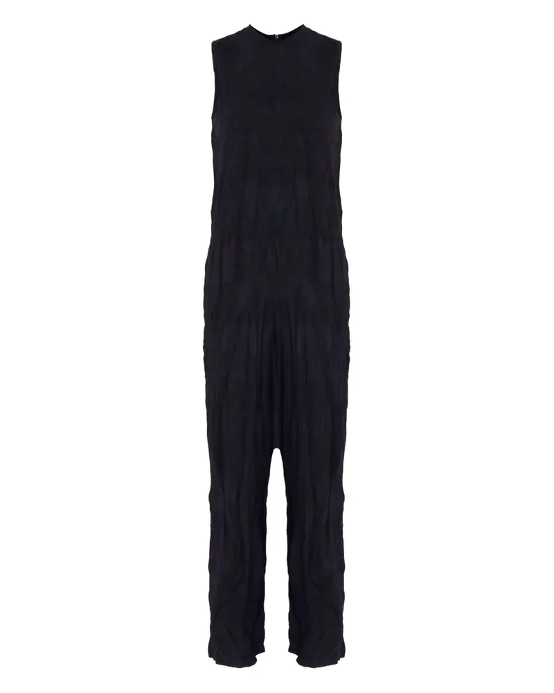 Osklen Jumpsuit in Knitteroptik - Schwarz Schwarz