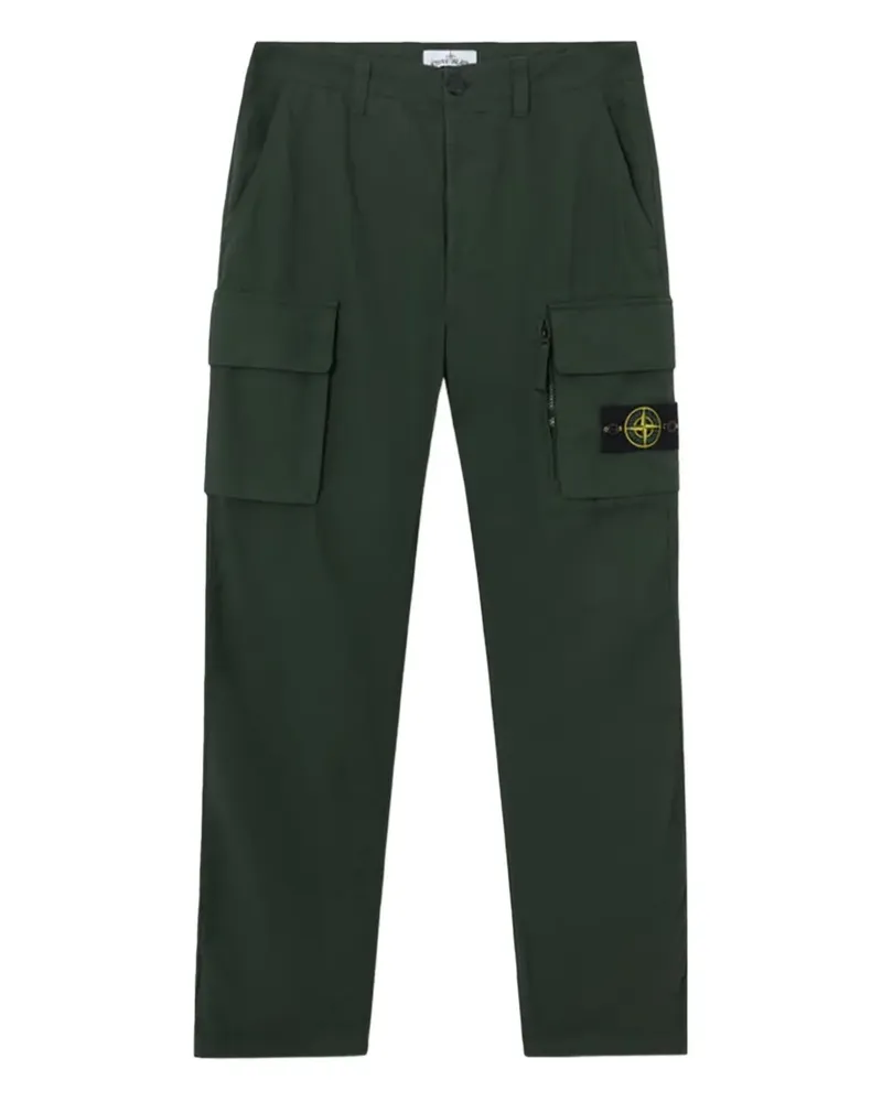 Stone Island Hose mit aufgesetzten Taschen - Grün Grün