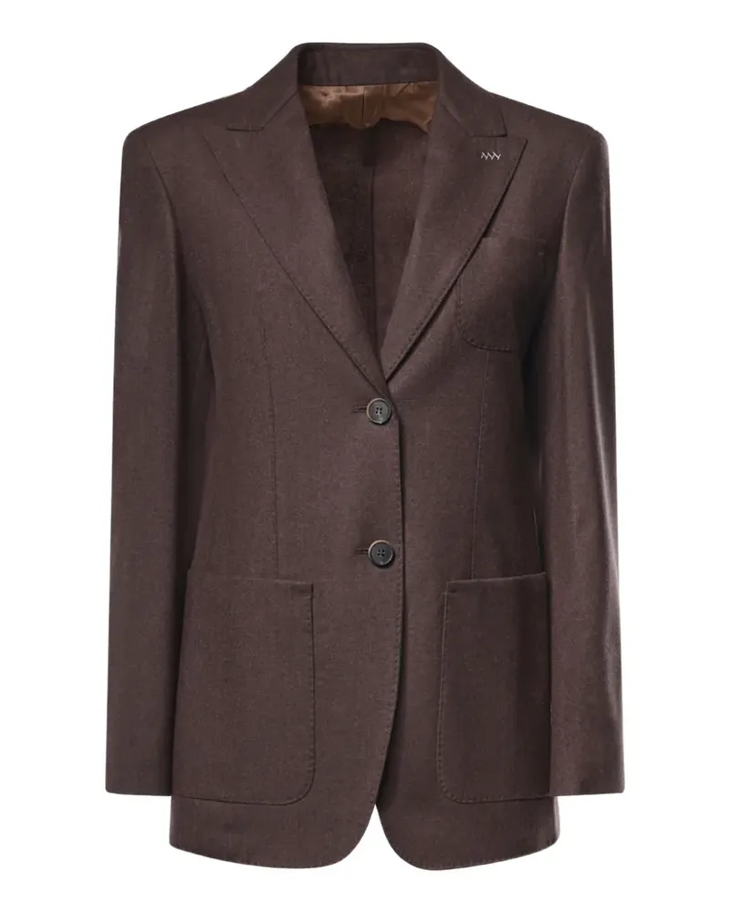 Max Mara Einreihiges Sakko - Braun Braun